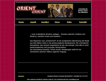 Tablet Screenshot of orientorient.de